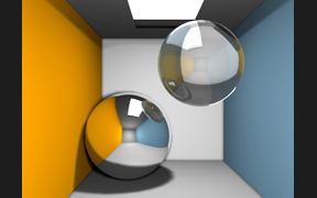 Test nasvícení scény